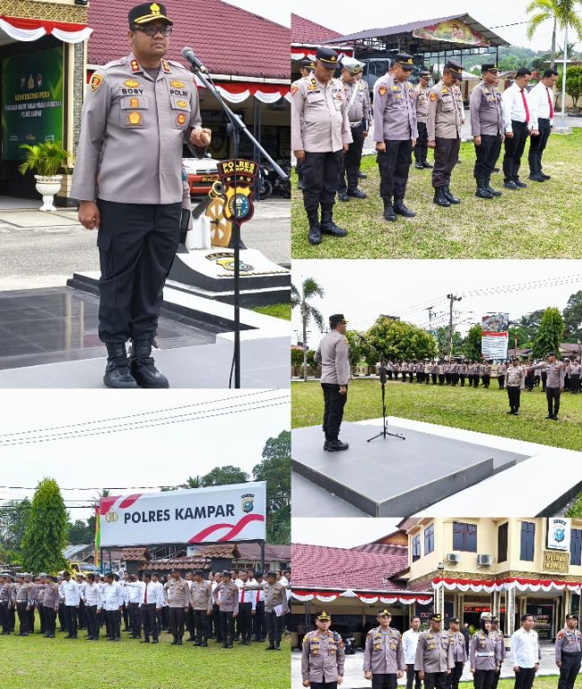 Kapolres Berikan Apresiasi dan Arahan untuk Kinerja Optimal serta Pelayanan Prima Saat Apel Pagi